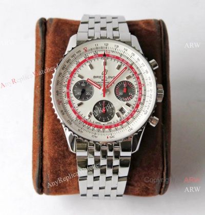 Swiss Grade 1A Breitling Navitimer 1 TWA Edition Watch AIF 7750 Movement White Dial